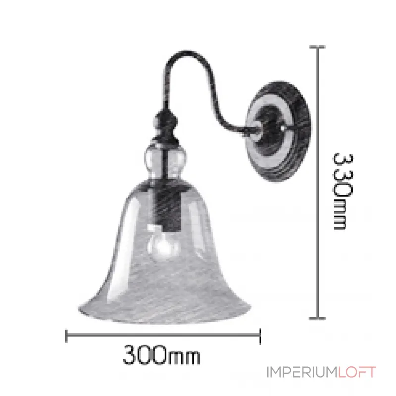 Бра Loft Glass bluebell от ImperiumLoft Бра Loft Glass bluebell от ImperiumLoft