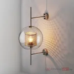 Настенный светильник CATCH WALL ball L58 brass от ImperiumLoft