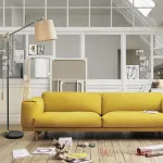 Напольный торшер PIPE beige от ImperiumLoft