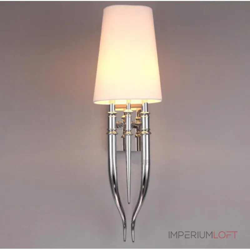 Настенный светильник Crystal Light Brunilde Ipe Cavalli H92 Silver/Black от ImperiumLoft