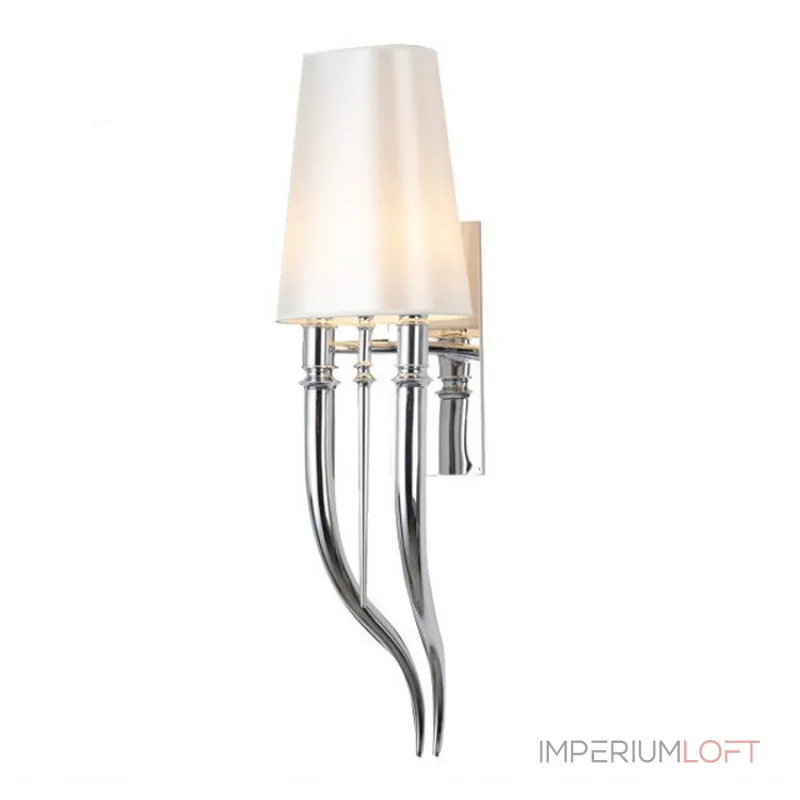 Настенный светильник Crystal Light Brunilde Ipe Cavalli H92 Silver/Black от ImperiumLoft