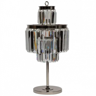 Настольная лампа 1920S Odeon Mirror Glass Table Lamp Three-Level