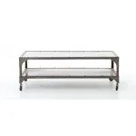Кофейный стол Industrial Steampunk Nickel Coffee Table от ImperiumLoft