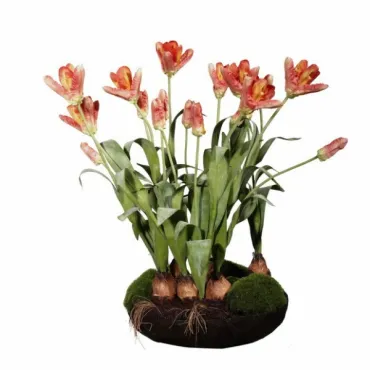 Декоративный искусственный цветок Orange Tulips Декоративный искусственный цветок Orange Tulips