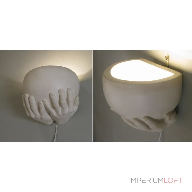 Бра Hands Lighted Wall Sconce by Richard Etts от ImperiumLoft