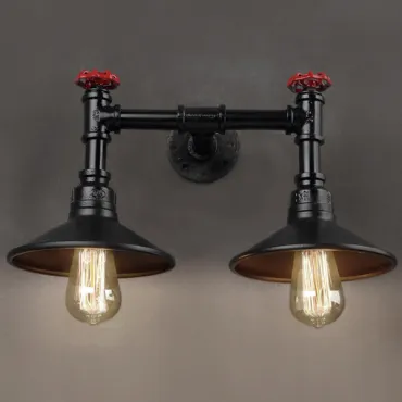 Бра Pipeline Valve Red and black Бра Pipeline Valve Red and black