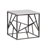 Приставной стол Serene Furnishing Dark Chrome Marble Top от ImperiumLoft