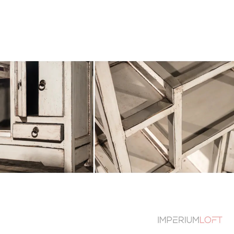 Белый китайский стеллаж countless treasures от ImperiumLoft