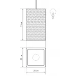 Подвесной светильник Square от ImperiumLoft
