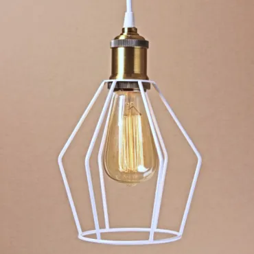 Подвесной светильник Wire Cage Pendant Trew White