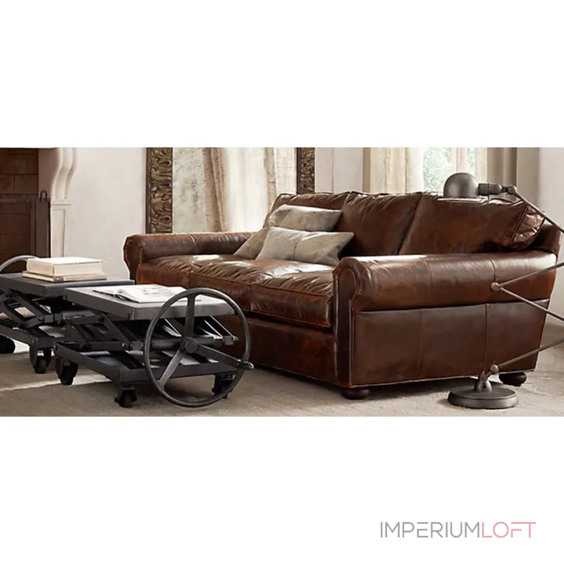 Industrial Scissor Lift Table Iron Restoration Hardware от ImperiumLoft