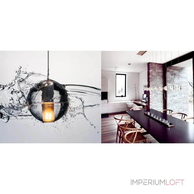 Светильник Bocci 14.1 Single Bubbles Led Crystal Glass 1 Ball от ImperiumLoft