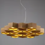 Подвесная люстра Honeycomb 12 Loft Wooden Ecolight