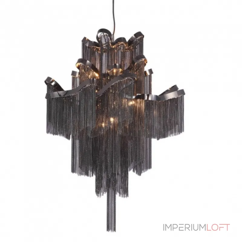 Подвесная люстра Ava Chain Atlantis Chandelier Black Подвесная люстра Ava Chain Atlantis Chandelier Black