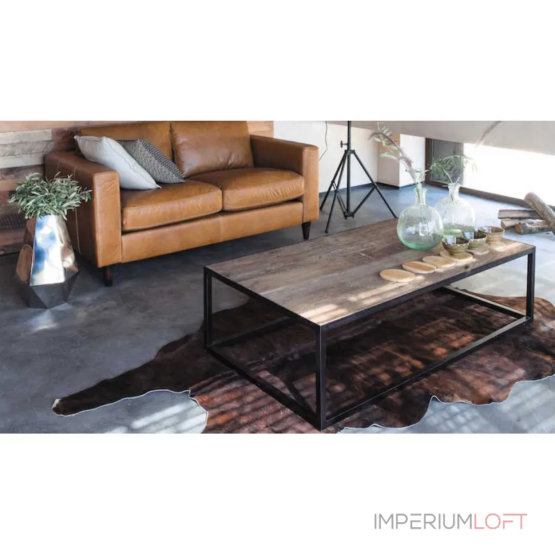 Стол Industrial Minimal Coffee Table 130 от ImperiumLoft