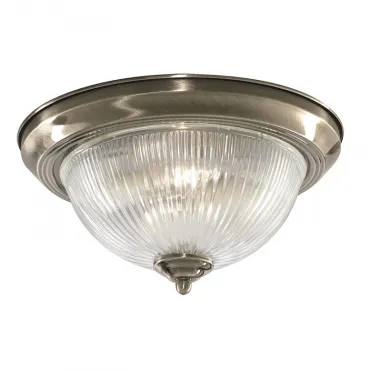 Потолочный светильник Flush Mount Ceiling Light corrugated glass