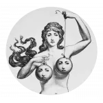 Декоративная тарелка Fornasetti 001  от ImperiumLoft