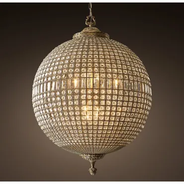 Подвесная люстра RH 19th c. Casbah Crystal Pendant 90