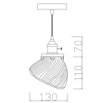 Потолочный светильник Loft Sea Shell от ImperiumLoft