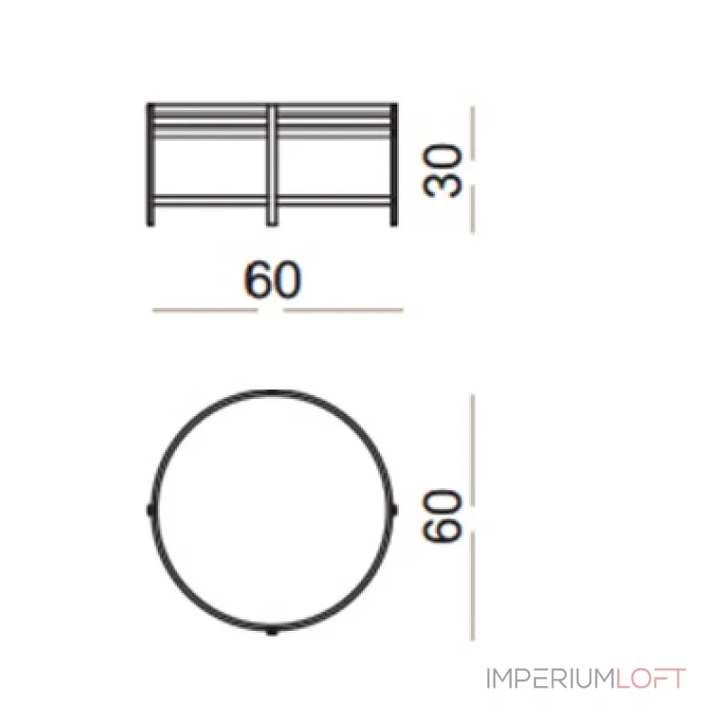 Столик Ula Low table ULA001 от ImperiumLoft Столик Ula Low table ULA001 от ImperiumLoft
