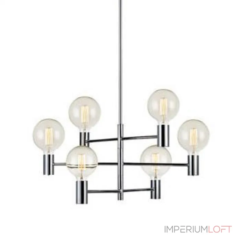 Люстра на штанге Helix Chandelier Chrome Люстра на штанге Helix Chandelier Chrome