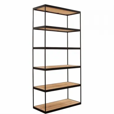 Стеллаж Industrial Oak Shelving Unit