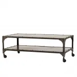 Кофейный стол Industrial Steampunk Nickel Coffee Table от ImperiumLoft