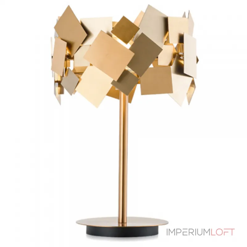Настольная лампа Gold Plate Table Lamp от ImperiumLoft Настольная лампа Gold Plate Table Lamp от ImperiumLoft