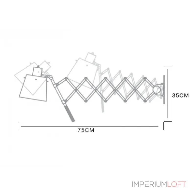 Бра Delightfull Pastorius Wall Lamp от ImperiumLoft