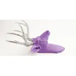 Голова оленя - Фиолетовая / серебряные рога от ImperiumLoft