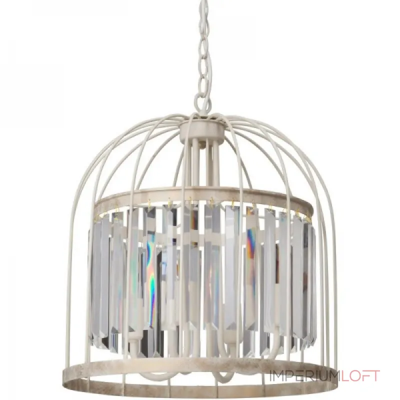 Подвесная люстра Birdcage Chandelier Fountain White Подвесная люстра Birdcage Chandelier Fountain White