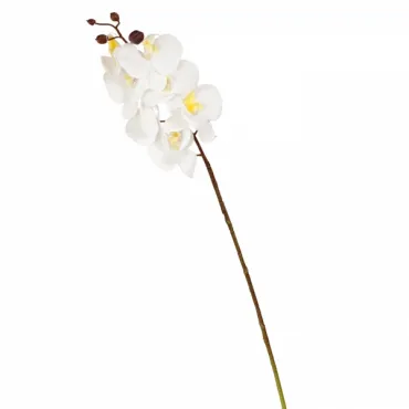 Декоративный искусственный цветок Mini White Orchid Декоративный искусственный цветок Mini White Orchid