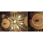 Люстра на штанге Agate Burst Chandelier Brass