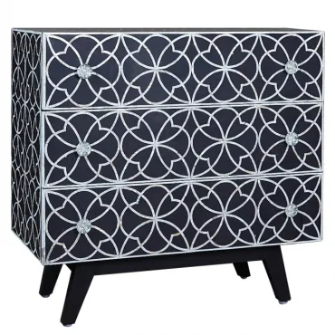 Комод Inlaid Bone Flower Geometry