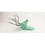 Голова оленя - Морская волна / серебряные рога от ImperiumLoft