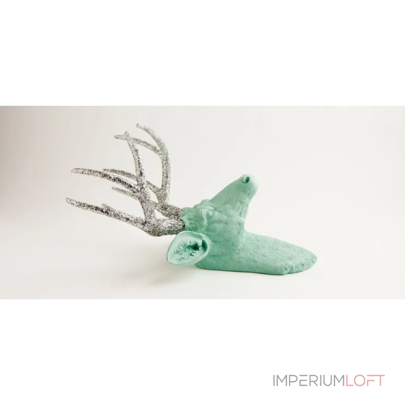 Голова оленя - Морская волна / серебряные рога от ImperiumLoft