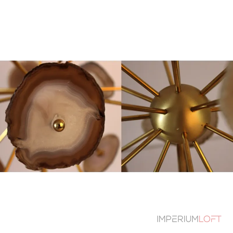 Аксессуар Agate Burst Brass от ImperiumLoft Аксессуар Agate Burst Brass от ImperiumLoft