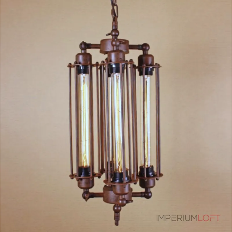 Люстра Loft Industrial Edison Cage Vertical Quatro Chain от ImperiumLoft Люстра Loft Industrial Edison Cage Vertical Quatro Chain от ImperiumLoft