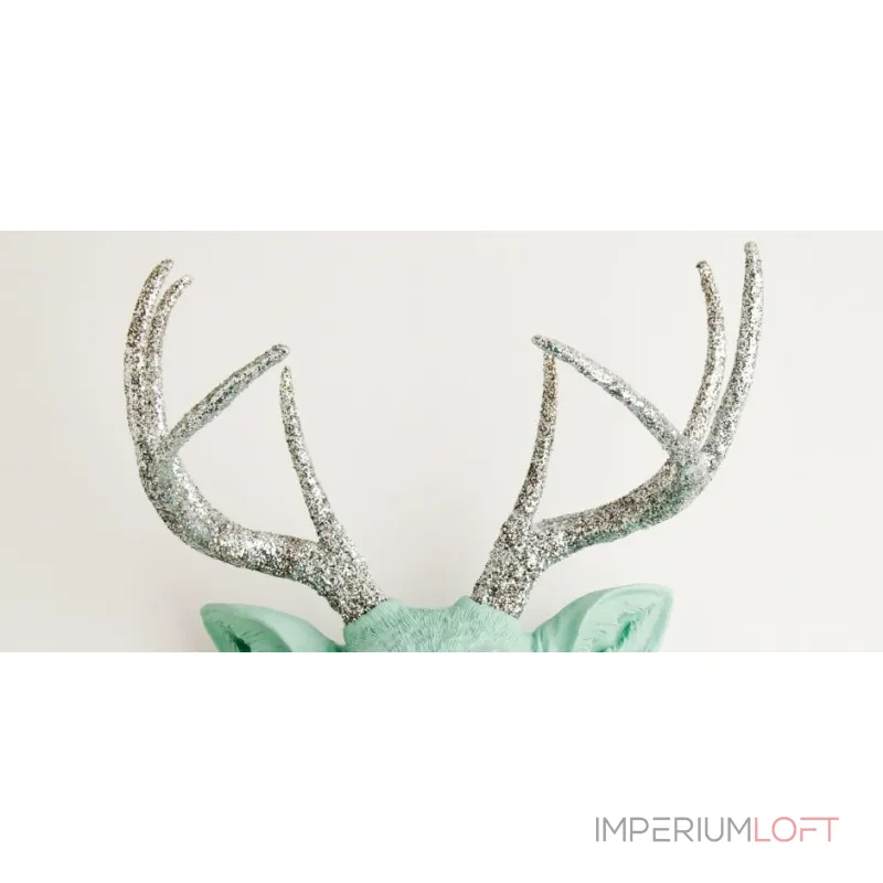 Голова оленя - Морская волна / серебряные рога от ImperiumLoft