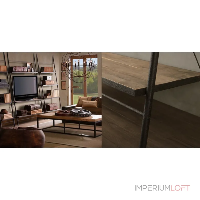 Стеллаж Vintage Iron Angular Stella от ImperiumLoft
