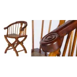 Кресло Chinese Armchair X Rotang от ImperiumLoft