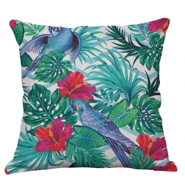 Декоративная подушка Tropical birds Декоративная подушка Tropical birds