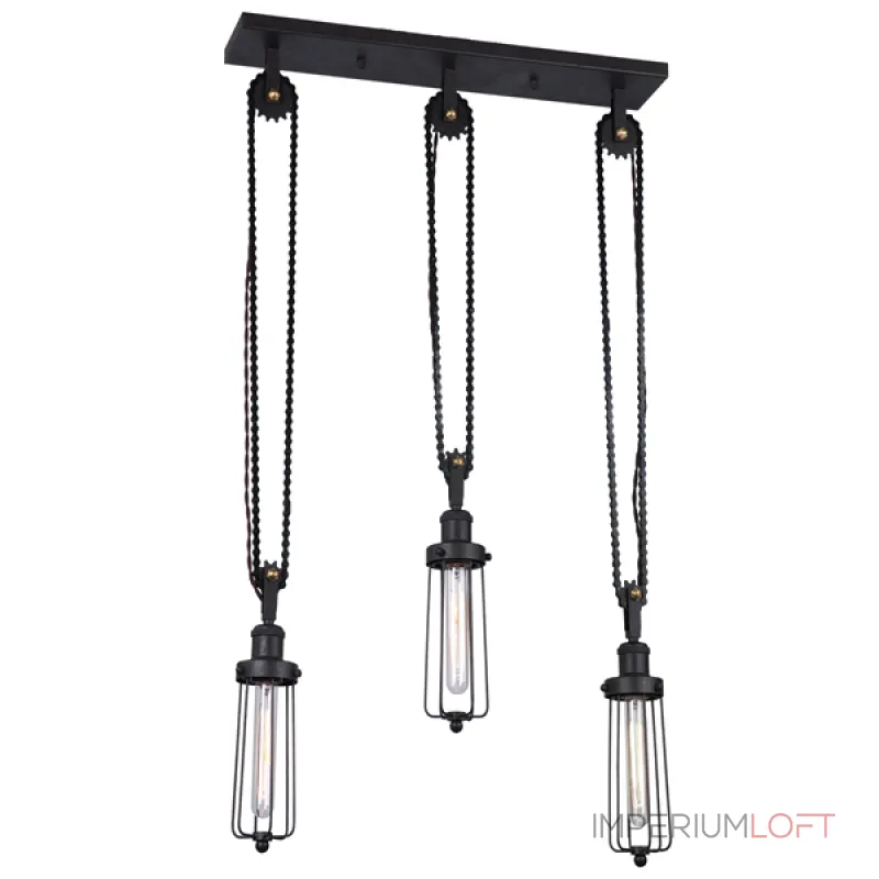 Потолочный cветильник Industrial Сogwheel trio от ImperiumLoft Потолочный cветильник Industrial Сogwheel trio от ImperiumLoft