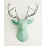 Голова оленя - Морская волна / серебряные рога от ImperiumLoft