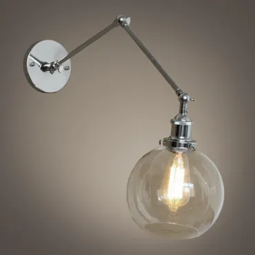 Бра Round Iron Joints Chrome