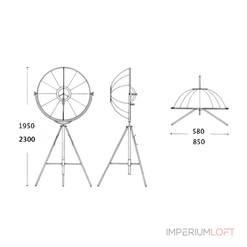 Торшер Pallucco Fortuny in 1907 от ImperiumLoft