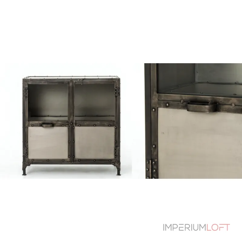 Комод Industrial Steampunk Nickel 2 Door Cabinet от ImperiumLoft Комод Industrial Steampunk Nickel 2 Door Cabinet от ImperiumLoft
