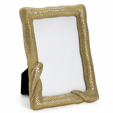 Рама для фото золотая змея