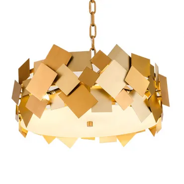 Подвесная люстра Gold Plate Chandelier 4 Подвесная люстра Gold Plate Chandelier 4