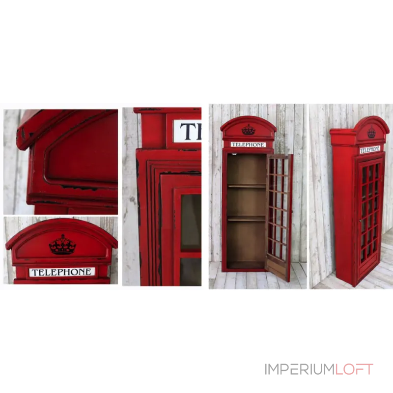 Буфет Red Telephone Box от ImperiumLoft Буфет Red Telephone Box от ImperiumLoft